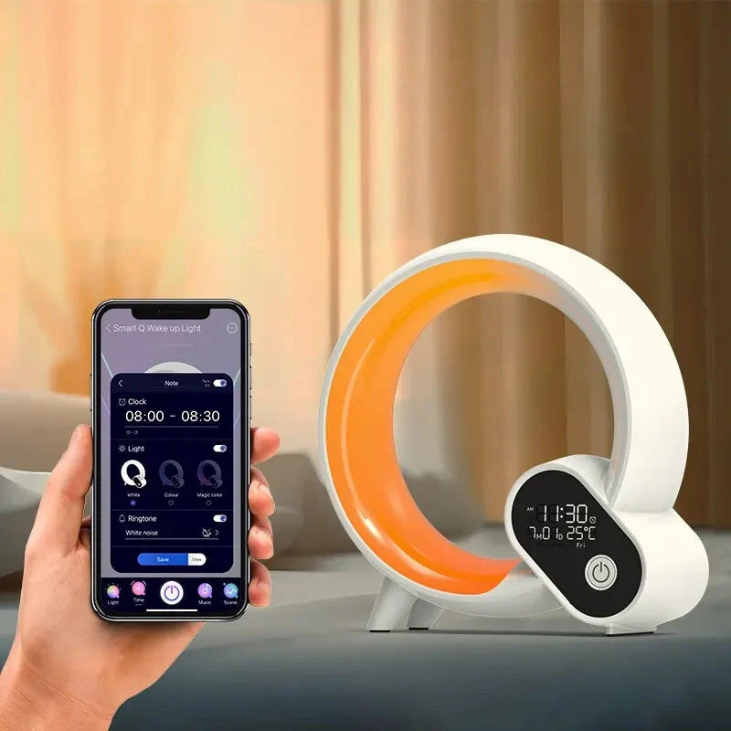 Réveil simulateur d'aube et musique de nature