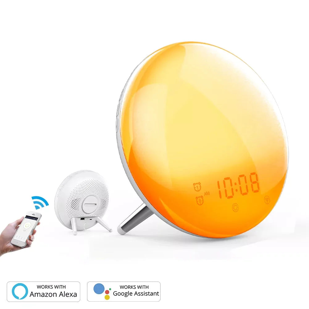 Réveil simulateur d'aube port USB
