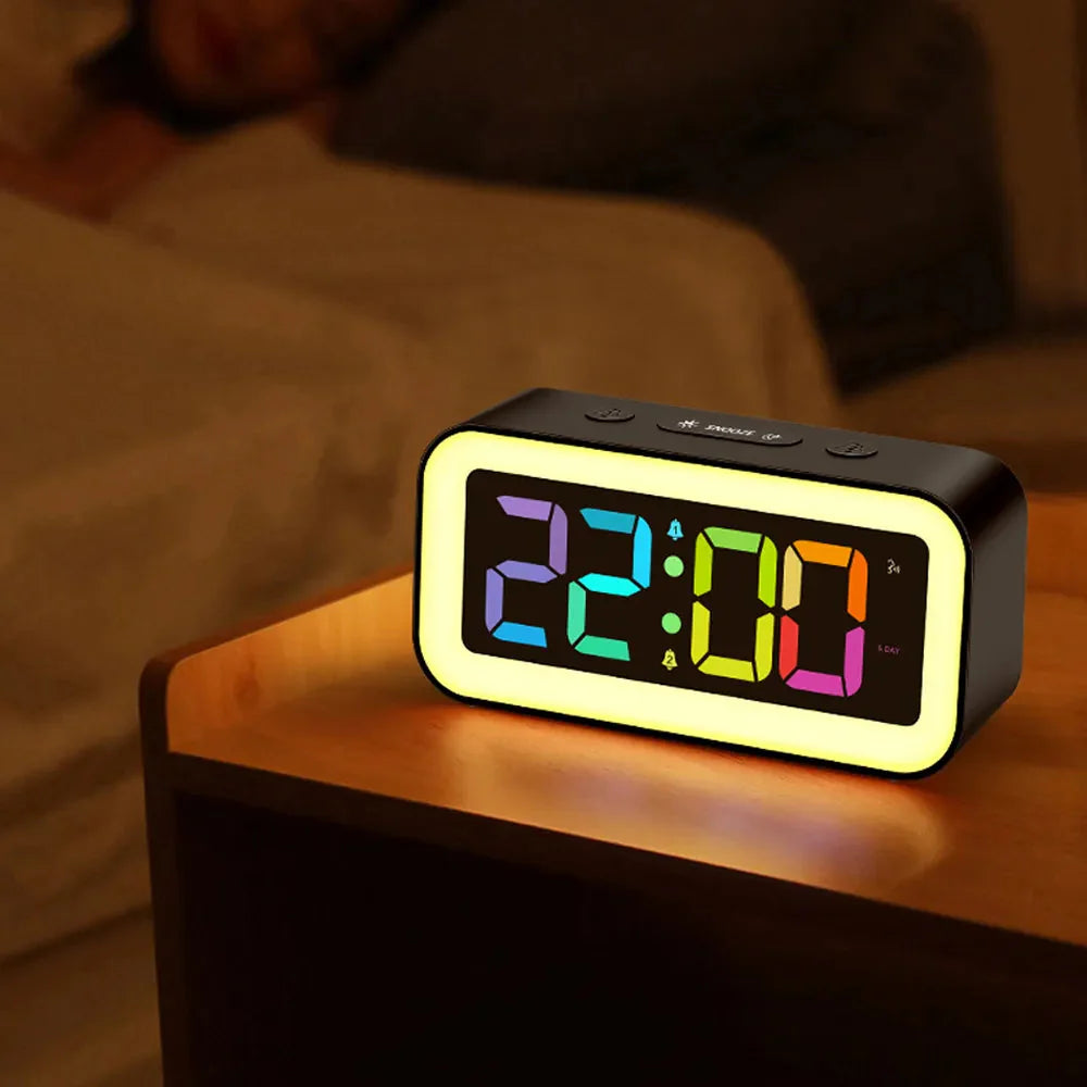 Réveil veilleuse lumineuse
