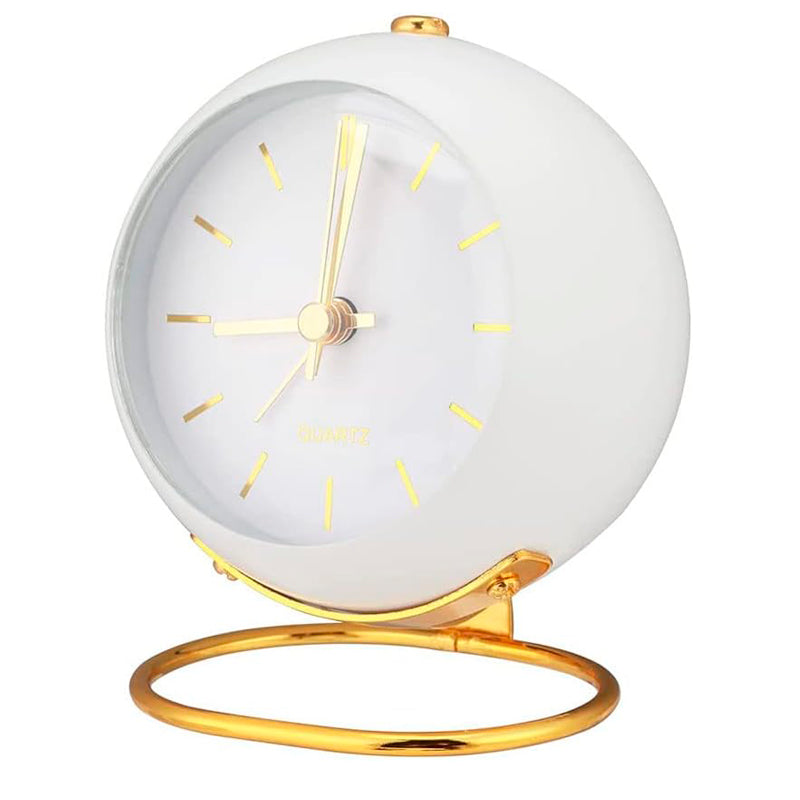 Réveil vintage blanc