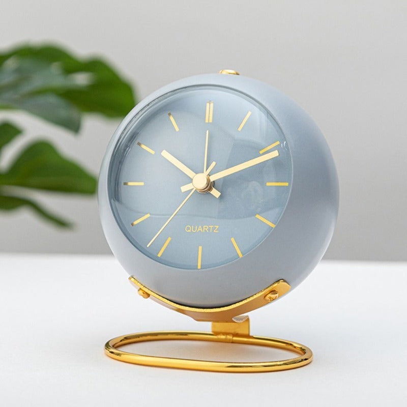 Réveil vintage bleu