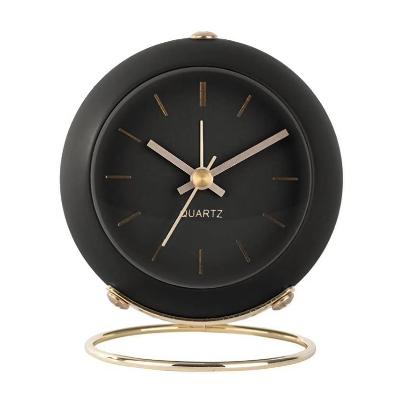 Réveil vintage noir