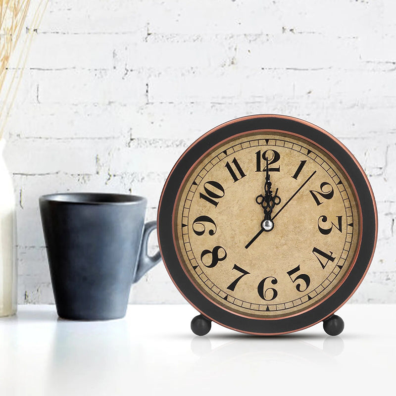 Réveil vintage rond