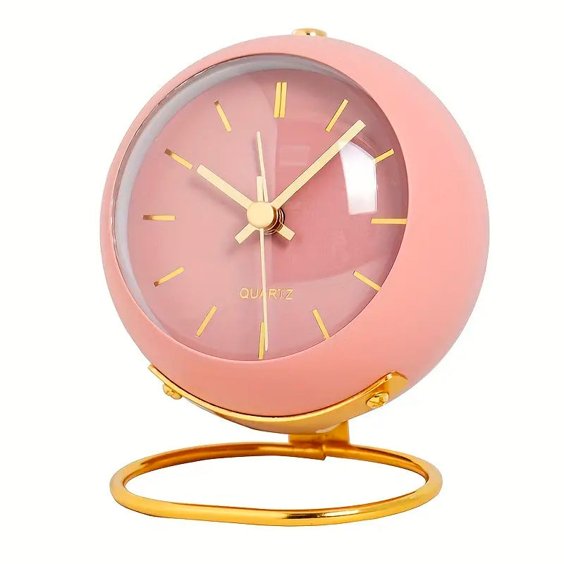Réveil vintage rose