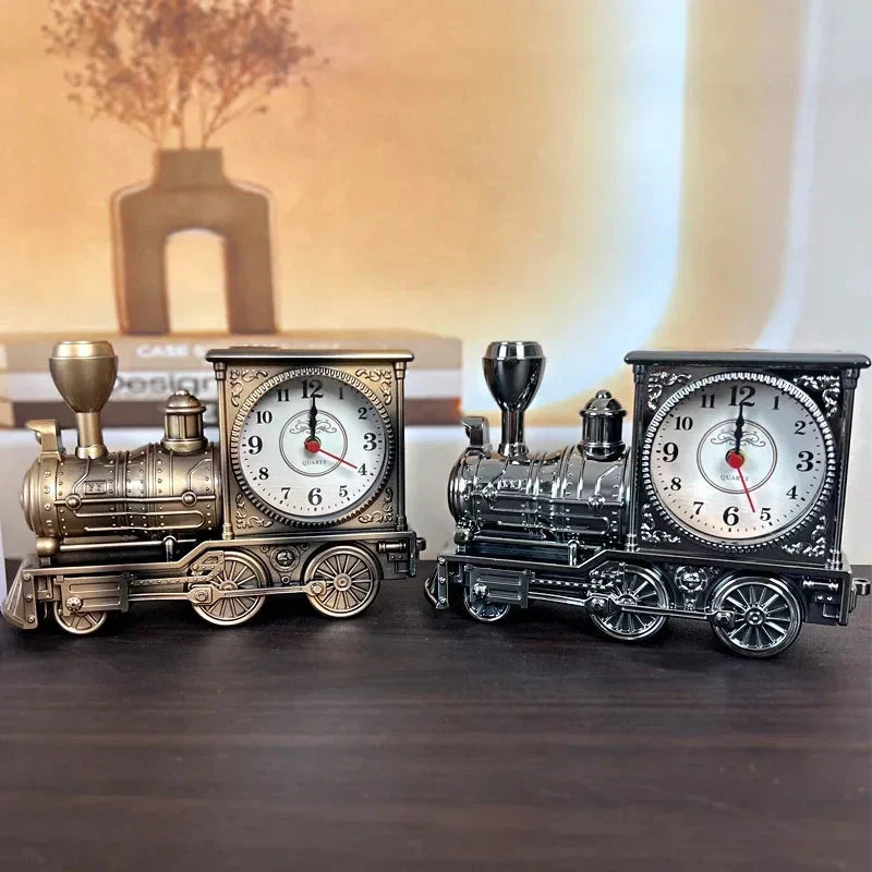 Réveil vintage train