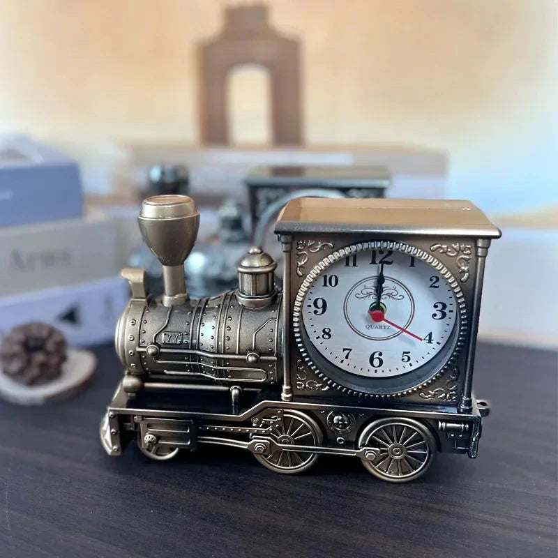 Réveil vintage train
